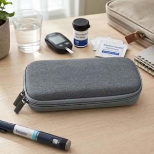Bolsa Refrigerante para <span class=keywords><strong>Insulina</strong></span> 2-8°C 8-10H, Estuche de Viaje Impermeable Aprobado por la TSA, Caja de Almacenamiento para Medicamentos Diabéticos, Bolsa Aislante con Gel Refrigerante - Product Image 3