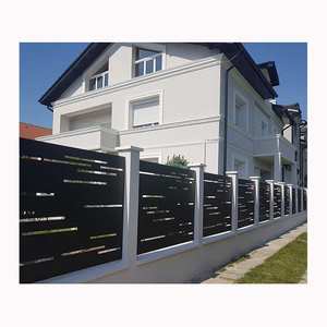 Valla Metálica de Corte Láser Personalizada con Patrón Opcional, Enrejado y Puertas de Aluminio para Jardín - Product Image 1