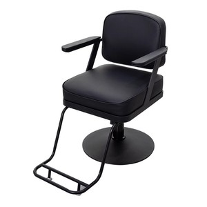 Fauteuil de Barbier Métallique Tendance, Chaise de Salon de Coiffure Moderne et Minimaliste avec Accoudoirs pour la Coupe de Cheveux - Product Image 5