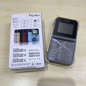 Téléphone portable à clapet GSM, nouveau F15 Mini, 2 SIM, clavier, écran pliable de 2,0 pouces, téléphone portable 2G FM, petit téléphone à clapet - Product Image 5