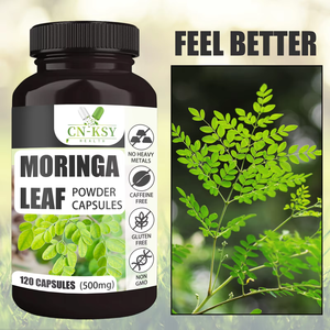 Cápsulas de Moringa OEM ODM, Cápsulas de Polvo de Hoja de Moringa, Desintoxicación Corporal, Refuerzo del Sistema Inmunitario, Aumenta la Inmunidad - Product Image 4