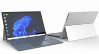 Ordinateur Portable 14 Pouces 2 en 1 Tablette PC sous Windows 11 avec 16 Go de RAM, Écran Tactile FHD IPS 1920x1200, Ordinateur Portable Professionnel de Poche