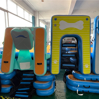Durable Sûr Et Facile D'accès À L'eau Pour Chiens Piscines Lacs Et Plages Gonflable Flottant Chien Rampe Pour Dock Ponton Bateau
