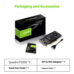 Carte graphique professionnelle pour modélisation 3D et rendu CAD, Quadro P2000 5 Go GDDR5, GPU de station de travail, vidéo multi-écrans, PC de bureau - Product Image 6
