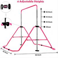 CooSport Fitness Barres Horizontales de Gymnastique Professionnelles Pliables Équipement Sportif Portable Hauteur Réglable Utilisation Intérieure à Domicile