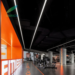 Lampada LED Lineare di Grandi Dimensioni a Forma Rettangolare per Illuminazione Palestra con Dimensioni Personalizzabili - Product Image 2