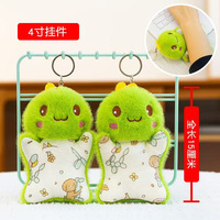 Nouvelle figurine porte-clés poupée de 4 pouces, modèle 002, en peluche, mignonne, petite, en forme de jouet, fabriquée en Chine, breloque pour clés