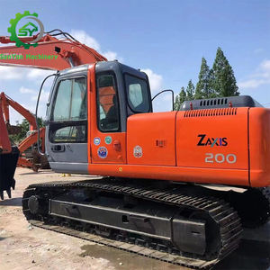 HITACHI เครื่องขุด Zx200มือสอง20-21ตันเครื่องจักรดั้งเดิมพร้อมส่วนประกอบหลักปั๊มกระปุกเกียร์ - Product Image 1