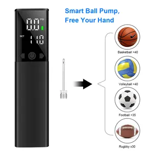 Newo Bomba De Bola Automática Com Agulha Bomba De Bola De Futebol Sem Fio Elétrica Para Basquete, Futebol, Voleibol, Futebol, Bola De Esporte