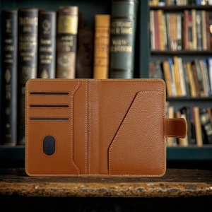 Boshiho - Estuche de Viaje Multifuncional para Pasaporte y Tarjetas de Crédito, Estilo Vintage, de Cuero Genuino, con Bloqueo RFID, 3 30MM - Product Image 2