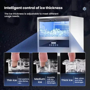 เครื่องทำน้ำแข็ง VOKA <span class=keywords><strong>VK</strong></span>-GQ80 ความจุ 80 กก./วัน โหมดประห<span class=keywords><strong>ย</strong></span>ัดพลังงาน ระบบละลา<span class=keywords><strong>ย</strong></span>น้ำแข็งอัตโนมัติ ฟังก์ชั่นตั้งเวลาล่วงหน้า ระบบดิจิตอล - Product Image 5