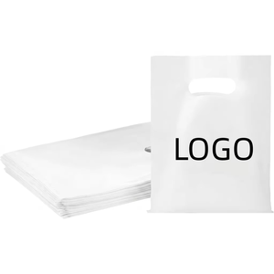 Bolsas de Compras de Plástico con Logotipo Personalizado, Impresas, Ecológicas, Reciclables, de PE, con Troquelado, para Mercancía, Venta al Por Mayor - Product Image 1