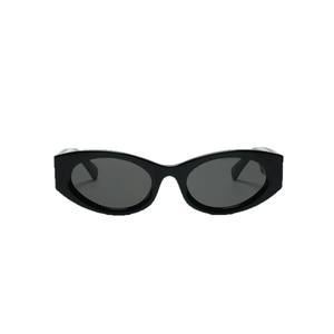 Gafas de acetato de alta calidad, gafas de sol de ojo de gato a la moda para mujer, elegantes y favorecedoras, gafas de sol de nailon que estilizan el rostro. - Product Image 5