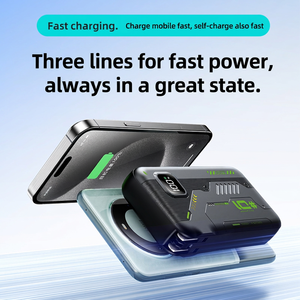 พาวเวอร์แบงค์ 20000mAh พร้อมปลั๊ก AC ชาร์จเร็ว หน้าจอดิจิตอล 5 พอร์ต USB กำลังไฟ 65W ช่องเสียบอเนกประสงค์ - Product Image 5