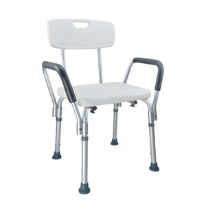 Chaise de douche en alliage d'aluminium Ivy avec coussin antidérapant pour personnes âgées, handicapées, femmes enceintes, utilisation en salle de bain - Product Image 2