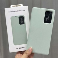JOYPORODO F011 pour Étui de Luxe Samsung Flip pour Samsung Galaxy S24 Ultra Étui en Cuir Sans IC pour Samsung S25 Ultra Étui de Téléphone
