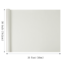 Papier d'emballage épais 80g/m² uni blanc pur, papier d'emballage imprimé nacré, rouleau de papier d'emballage pour la décoration de cadeaux de fête