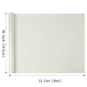 Papel de Regalo Blanco Puro Liso de 80g/m², Rollo de Papel de Regalo Impreso Perlado, Papel Decorativo para Regalos Navideños - Product Image 2