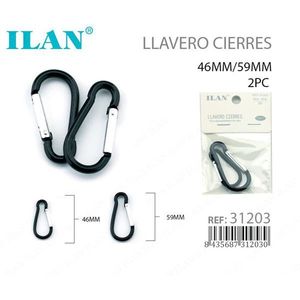 Moschettone Portachiavi Ilan 46mm 59mm per Uso Esterno - Product Image 1