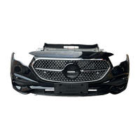Upgrade Body Kit GuangMing Universal Fitment untuk Mercedes-Benz E-Class W214 E260 E300 E300L, meliputi bumper depan dan surround lampu depan.