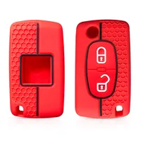 Étui de protection pour clé C3 C Crosser, Housse de clé en gel de silice pour Peugeot 308 307 207 206 307S 307sw 407 607 3008 5008, Porte-clés