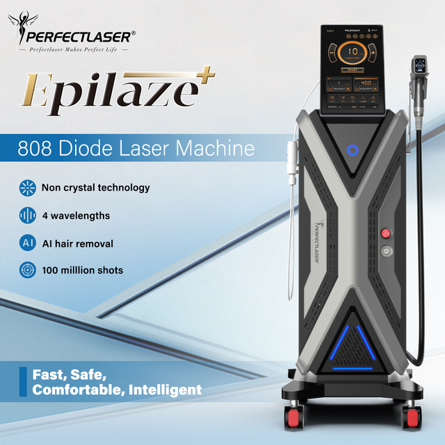 Diode Laser Hair Removal Machine Price Laser 4 Wavelength Best Diode Laser Machine for Sale 755 808nm 940nm 1064nm Factory Price