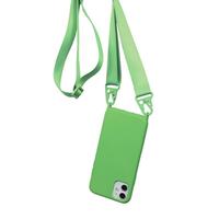 Coque de téléphone apple résistant aux chocs, étui en Silicone souple avec lanière, corde, pour iPhone 13 11 12 Pro Max Mini XS X XR 7 8 Plus