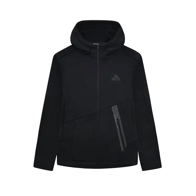 ODM Lightweight Hooded Fleece Jackets Wear for Hiking Travelling Casual Men's Spring and Autumn Standard Polyester Lining OEM