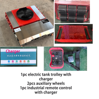 Chariot électrique télécommandé JIN YANG HU 20T 30T pour le déplacement de machines et de charges lourdes