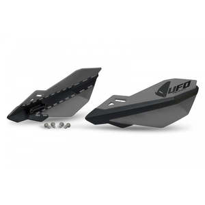 Pour KTM EXC-F 500 2014-2025 protège-mains en plastique moto protège-mains en gris livraison aérienne disponible - Product Image 2