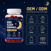Gummies pour le sommeil des enfants en vrac, formule pour l'heure du coucher, étiquette personnalisée, flacon de 60 pièces