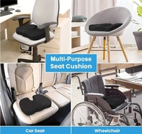 Hémorroïdes coussin bureau voiture chaise soulagement de la pression mousse à mémoire voiture confort assis coussin de siège pour le soulagement de la douleur du coccyx
