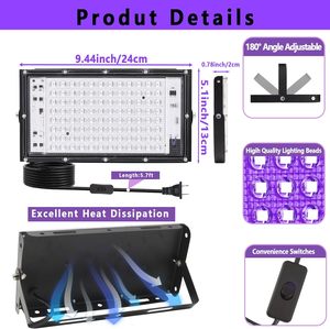 50 Wát LED UV Màn hình in ấn tiếp xúc với đơn vị 110V 220V Ánh sáng đứng ảnh nhũ tương chữa đèn nhũ tương cyanotypes văn phòng phụ kiện - Product Image 3