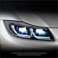 Feux avant à LED JY 12V pour BMW E90 (2005-2012) style LCI, clignotants séquentiels, projecteur, installation Plug and Play