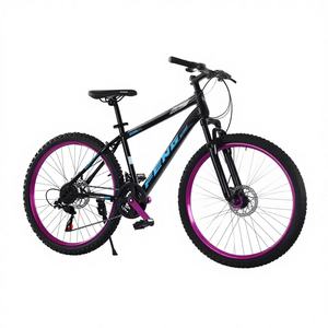 Bicicleta de Montaña para Adultos, Diseño Geométrico, Ruedas de 26 Pulgadas, Color Negro, con Sistema de Frenos de Disco y Horquilla de Acero - Product Image 4