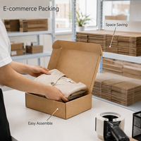 Individuell Bedruckte Wellpappe-Versandbox für Kleinunternehmen Abonnement Umweltfreundliche Karton-Versandbox mit Individuellem Aufdruck