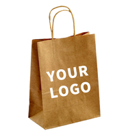 Sacs en papier kraft personnalisés de haute qualité, écologiques, recyclables, style personnalisé avec votre propre logo, aspect élégant