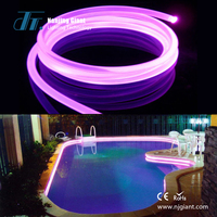 Éclairage de piscine, éclairage pour installations aquatiques, éclairage de toit de voiture, éclairage de plafond étoilé, fibre optique à émission latérale