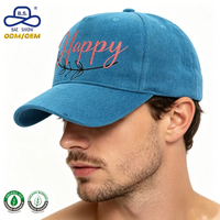 Casquettes de baseball 5 panneaux en velours côtelé de qualité supérieure certifiées GRS, imprimées avec des lettres, pour un usage quotidien décontracté unisexe, fabriquées par une usine OEM.