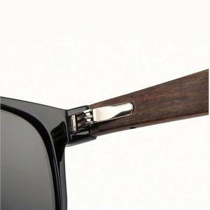 High Quality <b>Retro</b> Bamboo <b>Sunglasses</b> Polarized Custom Logo Unisex Polarized Wooden <b>Sunglasses</b> - Product Image 3