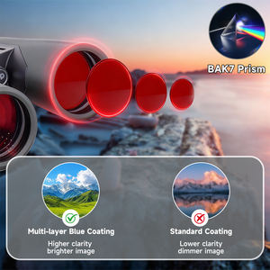 Jumelles professionnelles étanches ED HD 12x50 10x50 8x42 10x42 portables, télescope de haute qualité à longue portée pour l'extérieur - Product Image 3