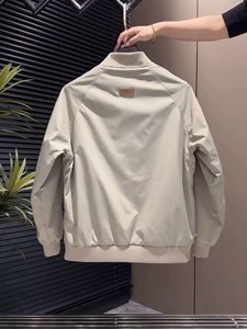 Giacca da Lavoro Primaverile e Autunnale con Colletto Alto, Giacca Casual Versatile e Comoda per <span class=keywords><strong>Uomo</strong></span>, Giacca Semplice da <span class=keywords><strong>Uomo</strong></span> - Product Image 5