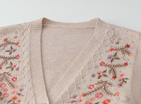 Mama tricot printemps et automne gilet chaud grand-mère pull maillot de corps cardigan décontracté femmes épaules hauts sans manches