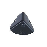 Protecteur d'angle de boîtier de vol en métal noir pour boîtier de maquillage en aluminium boîte à outils FS3020