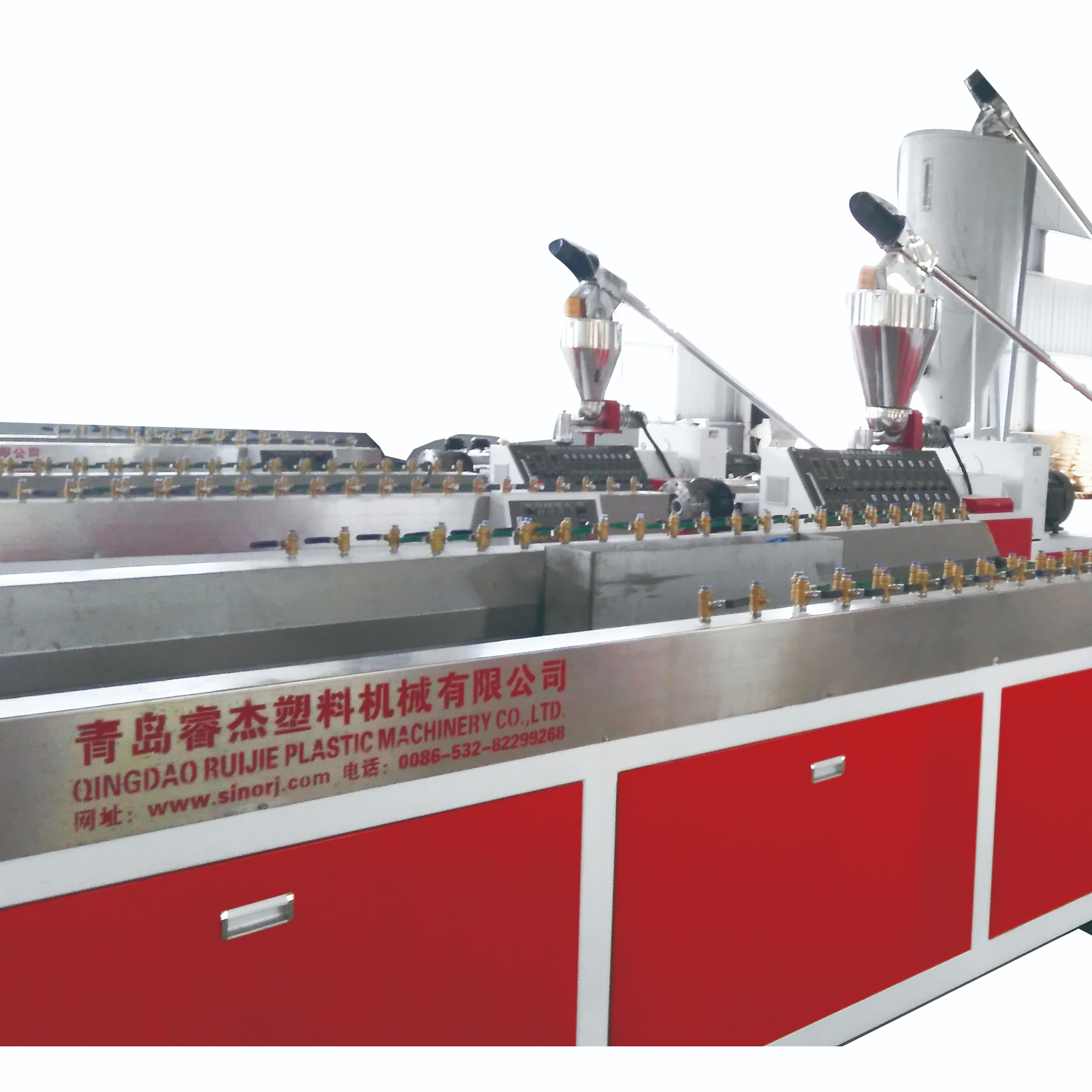 Антикоррозийная производственная линия WPC deck, машина для производства деревообрабатывающего профиля WPC