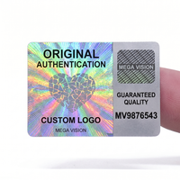 Autocollant holographique 3D de sécurité anti-contrefaçon de haute qualité avec impression de logo personnalisé