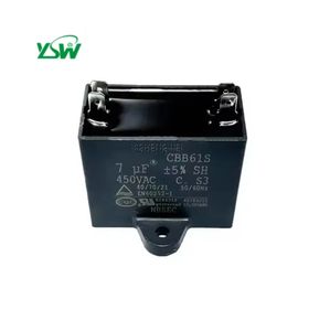 Condensateur de filtre CA pour machine à souder CBB61 <span class=keywords><strong>CBB61S</strong></span> 450VAC 7UF 1250V +-5% SH - Product Image 5