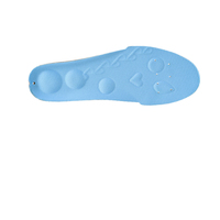 Semelles intérieures respirantes en PU antibactériennes avec coussinets de talon doux, antidérapants et confortables, design unisexe