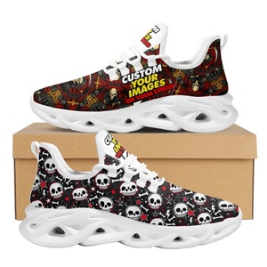 Zapatillas de deporte de tendencia de moda con estampado de película de terror para hombre y mujer, zapatillas de correr de malla - Product Image 5