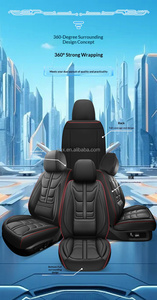 Housses de siège de voiture en cuir Nappa de qualité supérieure, ajustement universel pour Citroën <span class=keywords><strong>C3</strong></span> C4 C Elysee <span class=keywords><strong>Aircross</strong></span>, <span class=keywords><strong>accessoires</strong></span> automobiles résistants à l'usure - Product Image 5